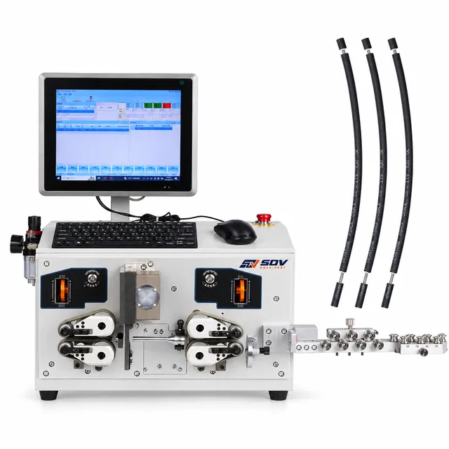 Wire cutting stripping machine with Intelligent software EW-3185+S