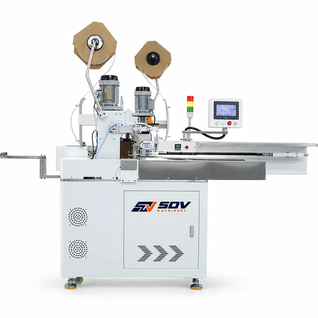 Fully Automatic Combined Both-Ends Cutting Stripping and Crimping Machine(6/8/10-Wire) EW-8260