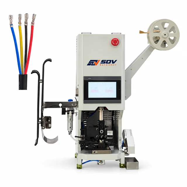 Servo Motor wire stripping and crimping machine(0.2-1.5mm²) EW-5420