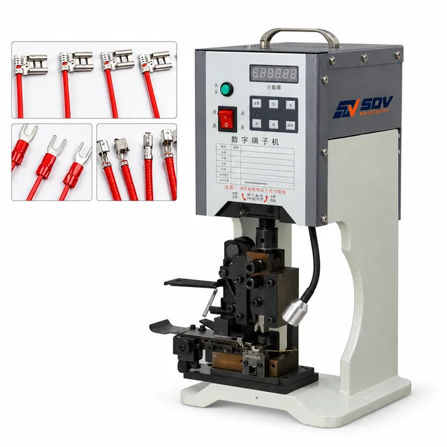 Variable Frequency Terminal Crimping Machine (0.1 - 2.5 mm² / 15 KN) EW-5395