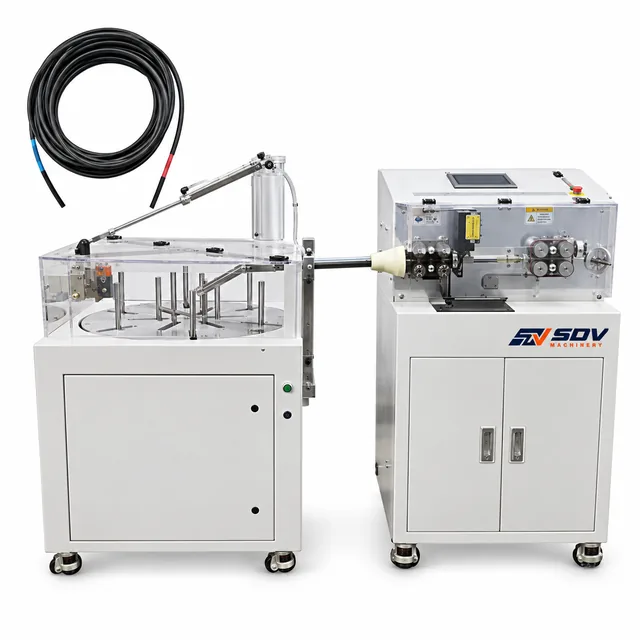 Wire Cutting & Stripping Machine(1.5 - 70 mm²) With Coiling Device EW-05D+C