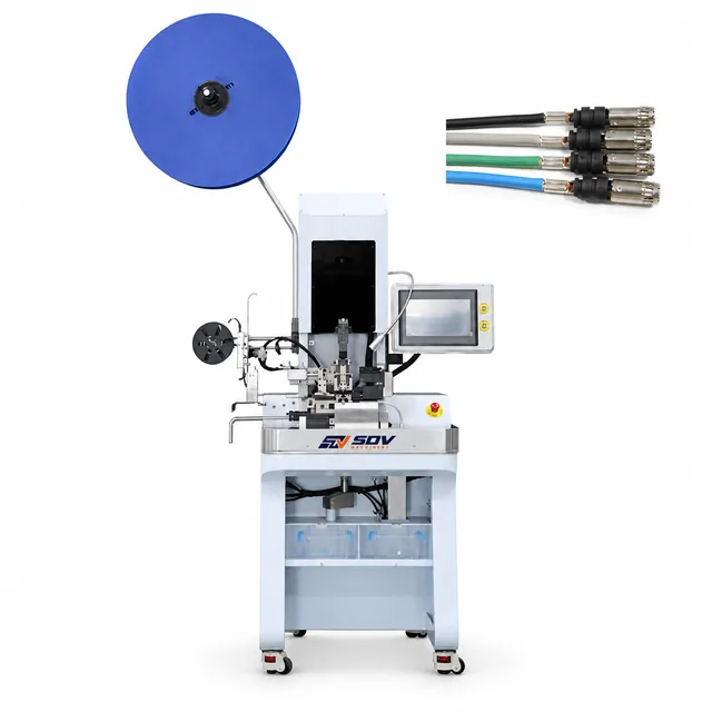 Servo Motor Wire stripping and crimping machine 4T-10T EW-5385