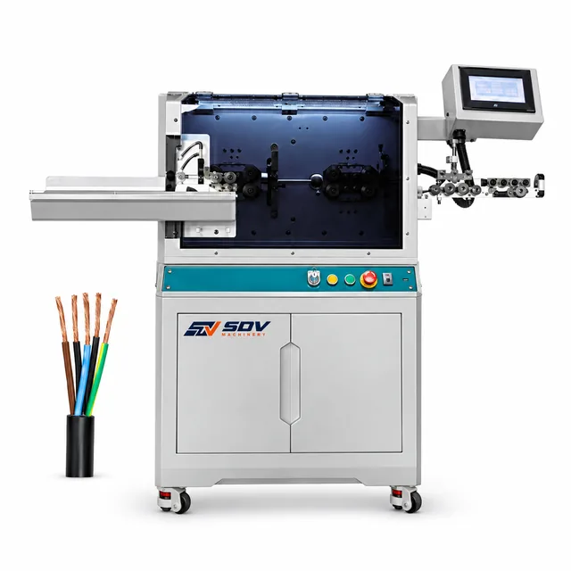 Multi-conductor Cable Cutting, Stripping & Twisting Machine (0-18 mm) (0.75-30 mm²) EW-05F+T3