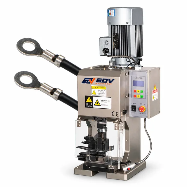 बेंच टॉप टर्मिनल क्रिम्पिंग मशीन (2T-8T/0–16 मिमी²) EW-5195