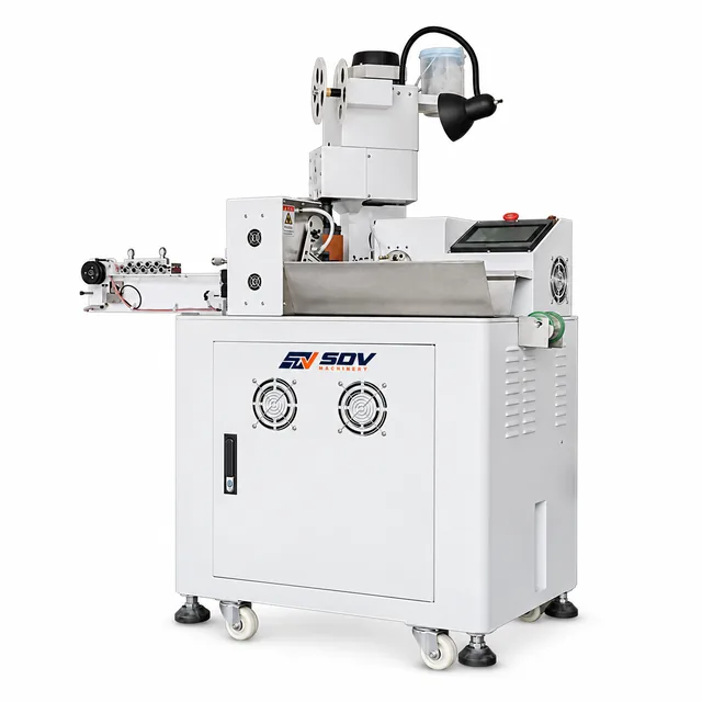 समानांतर ट्विन वायर स्ट्रिपिंग क्रिम्पिंग और टिन सोल्डरिंग मशीन (AWG10-AWG30) EW-8135