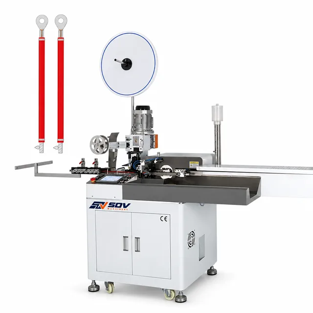 Automatic Wire Crimping and Tinning Machine (AWG32–18) EW-8050