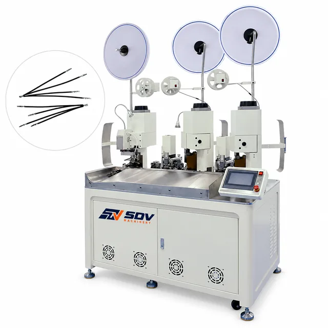 Fully Automatic Four Wire Joint Crimping Machine EW-8040