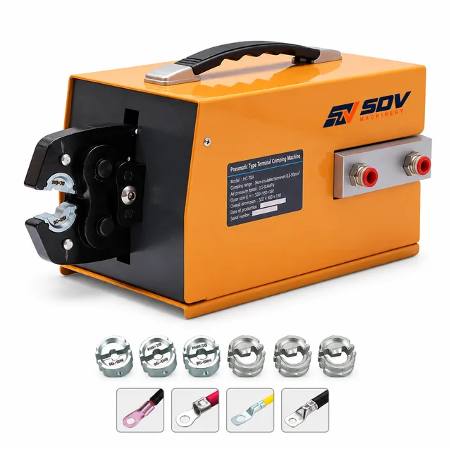 6-95 mm² Lug Hexagon Pneumatic Wire Crimping Machine FEK-90L