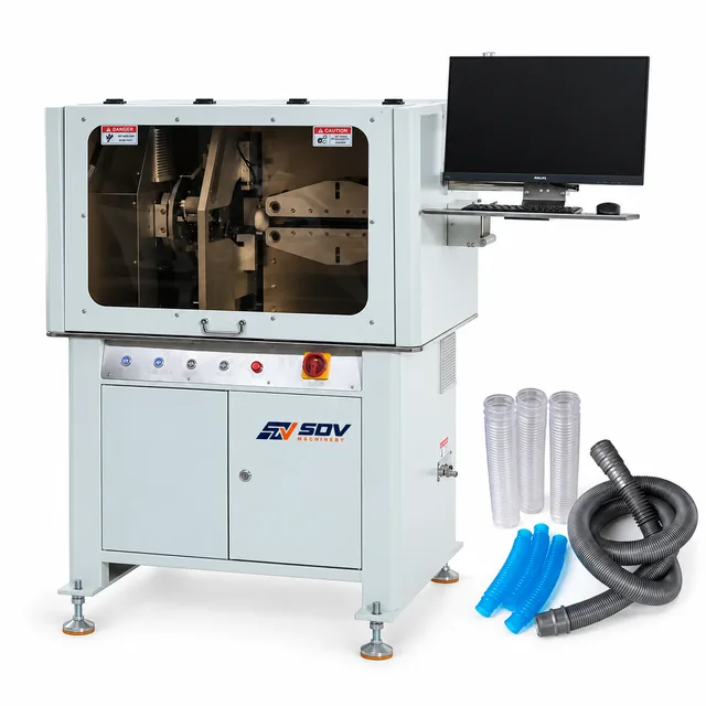 CCD Camera Positioning Tube Cutting Machine with Rotary Blades EW-12F-2
