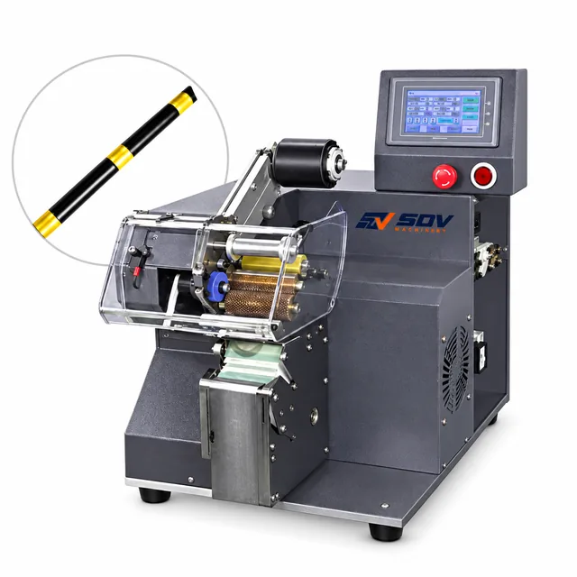 Automatic Spot Wrap Tape Wrapping Machine (1.5–10mm OD) EW-AT-101