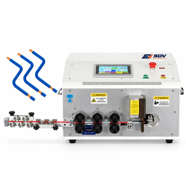 Automatic Wire Stripping & Bending Machine (4–35mm²) EW-08D