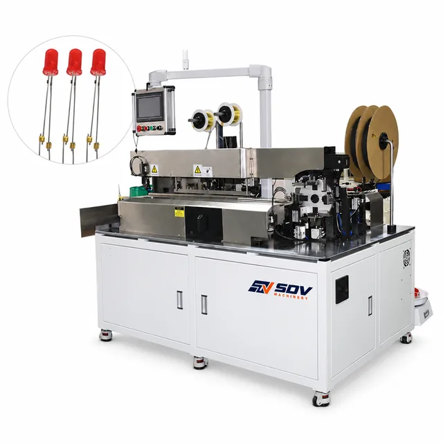 Fully Automatic Wire Splicing Machine for LED, Resistor & Diode Wire Assembly EW-1515