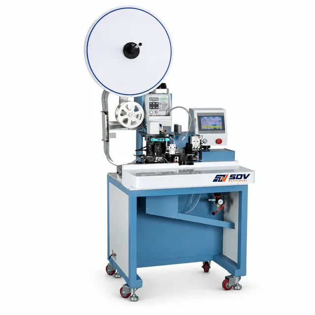 Multi-core Continuous Cable Stripping Crimping Machine(30 - 16 AWG) EW-50F