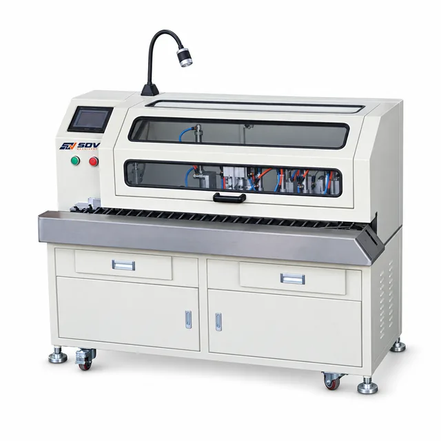 Automatic brush shield twist weave and aluminum foil strip machine EW-707