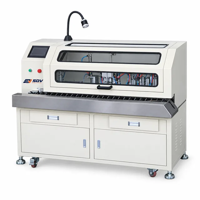 Automatic brush shield twist weave and strip core machine EW-705