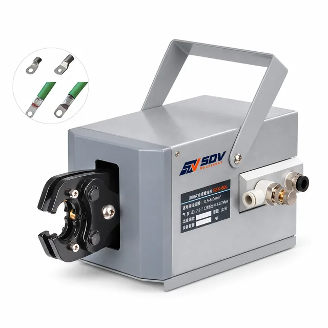 6-50 mm² Lug Hexagon Pneumatic Wire Crimping Machine FEK-50L