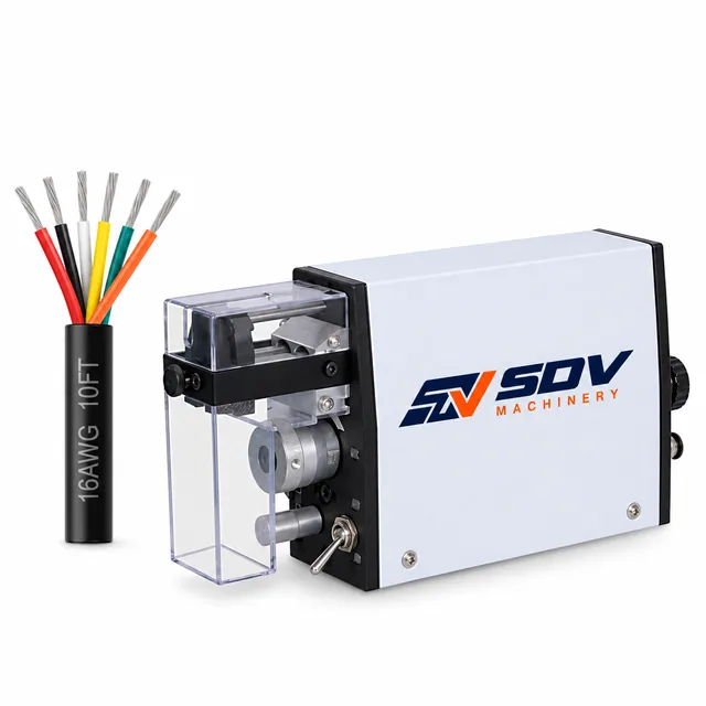 High-Precision Air-Driven Cable Stripping Machine(AWG32–14 / 0.03–2.08mm²) EW-10MT